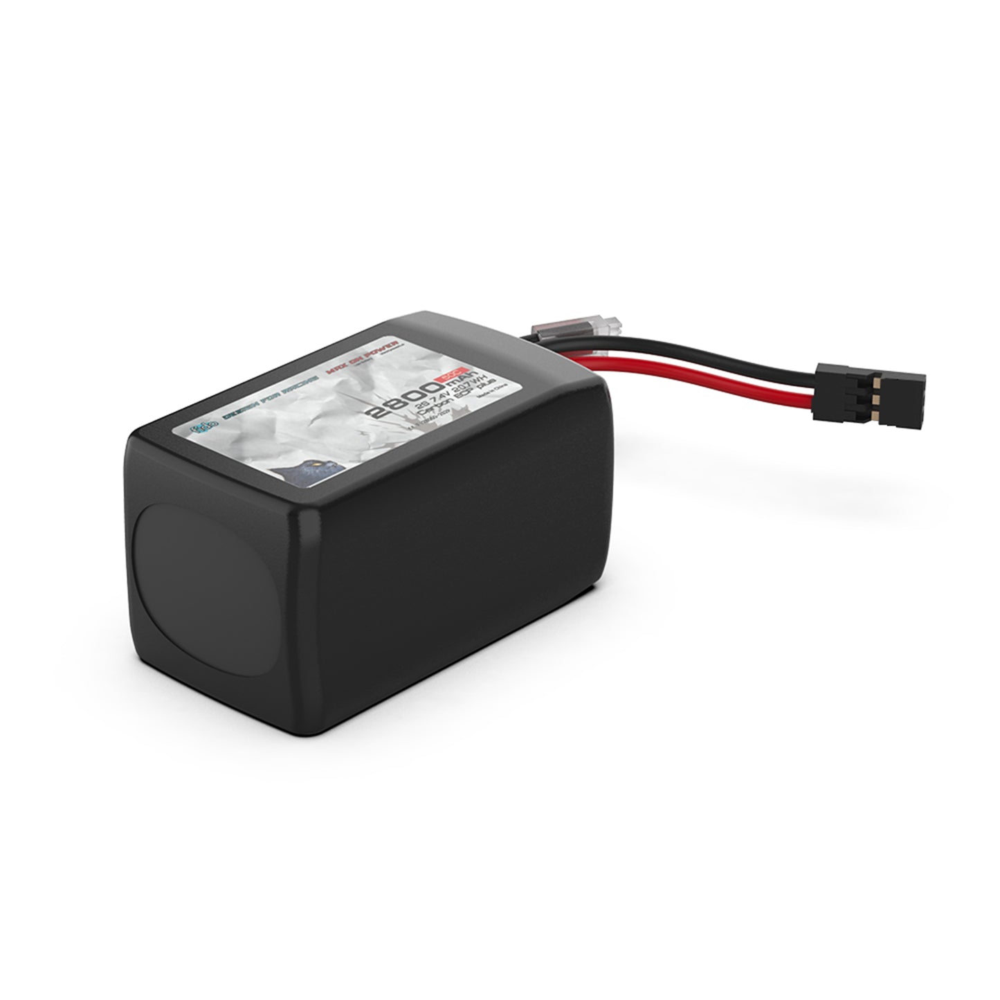 Fi28050-2S2P Fido RC Racing Lipo Battery 2800mAh 7.4V RX/TX pack