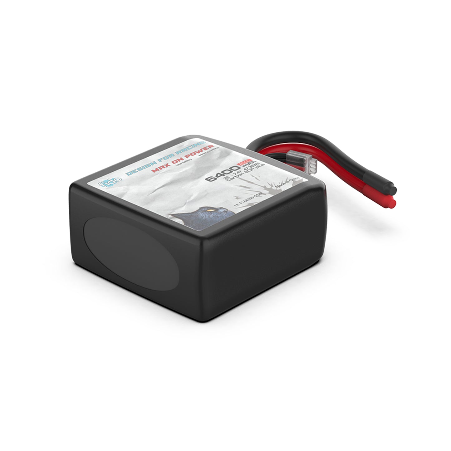 Fi64200-2S4P Fido RC Racing Lipo Battery 6400mAh 7.4V soft pack Drag pack