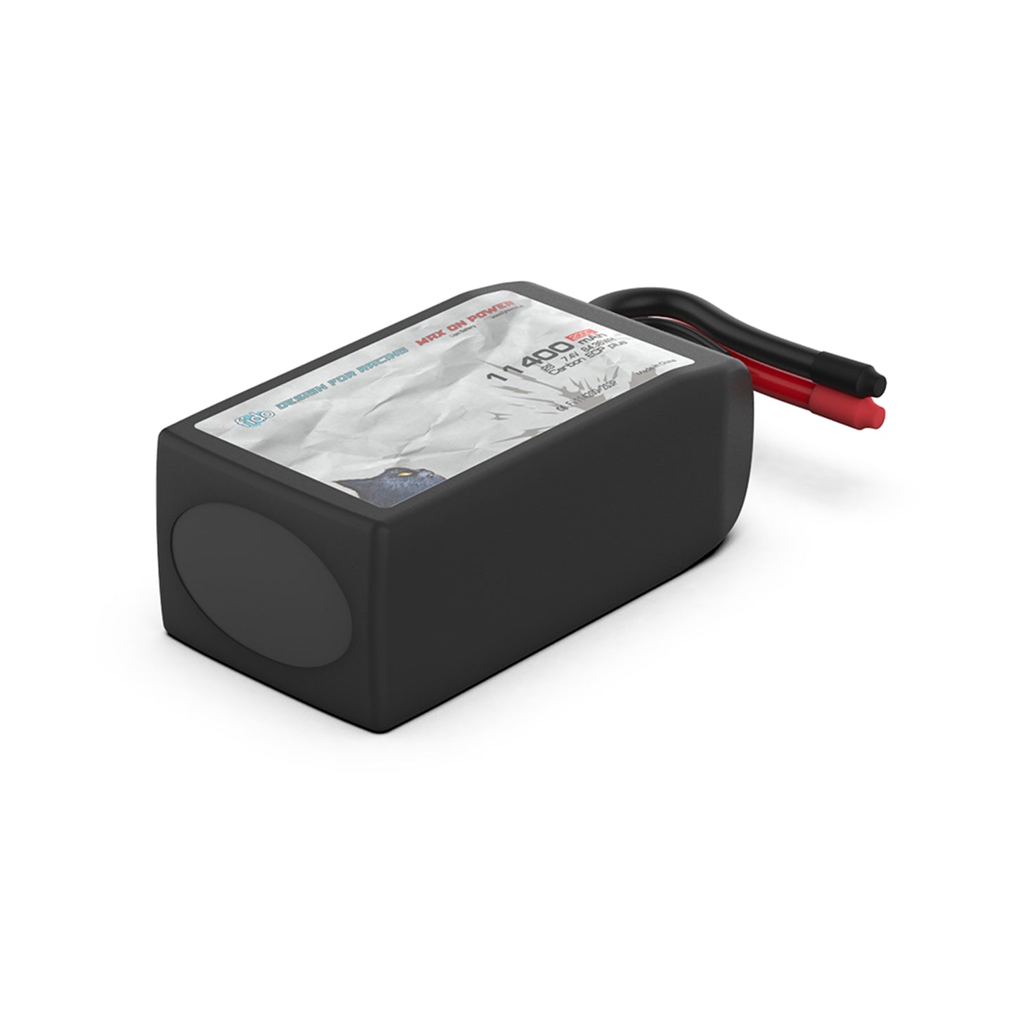 Fi114200-2S3P Fido RC Racing Lipo Battery 11400mAh 7.4V Racing Drag Pack