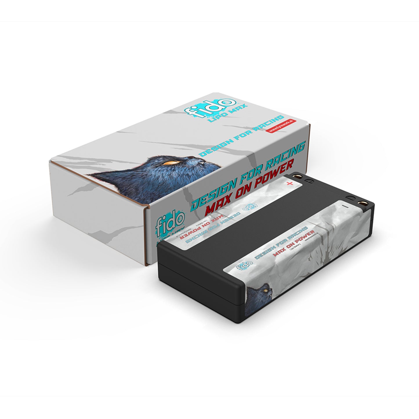 Fi55120-2S2P Fido RC Sport Lipo Battery 5500mAh 7.4V Shorty Pack Sport