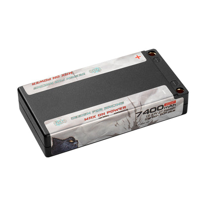 Fi74200-1S2P Fido RC Racing Lipo Battery 7400mah 3.7V  1S 1/12 Pack Super Low IR Racing Grade