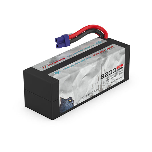 Fi82130-4S2P Fido RC Racing Lipo Battery 8200mAh 14.8V Stick Pack